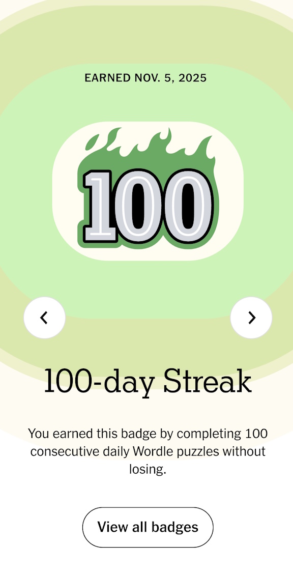 wordle-100-day-streak